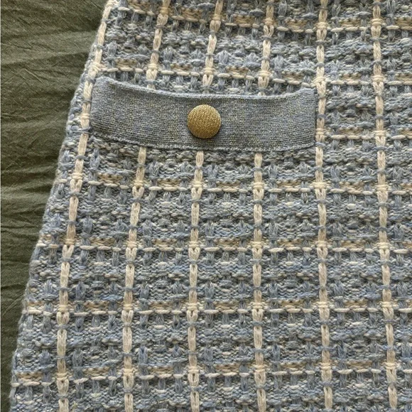 LoveShackFancy Light Blue Callington skirt - Picture 6 of 9